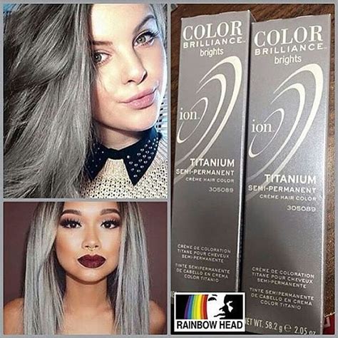 Ion Color Brilliance Titanium Ion Hair Colors Silver Hair Dye Ion