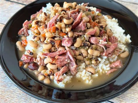 Black Eyed Peas With Ham Hock Thrift And Spice