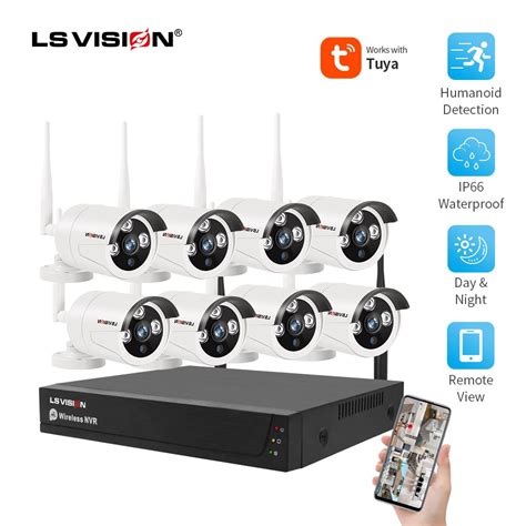 Lsvision Sistema De Videovigilancia De Seguridad Para Exteriores Kit