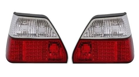 Zadnje LED luči VW Golf 2 83 92 rdečo bele