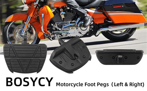 Amazon BOSYCY Motorcycle Footpegs Mini Floorboards With Male