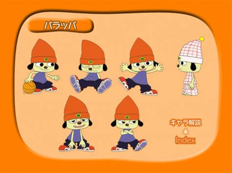 Image Anime Dvd Character Sheets Parappapng Parappa The Rapper