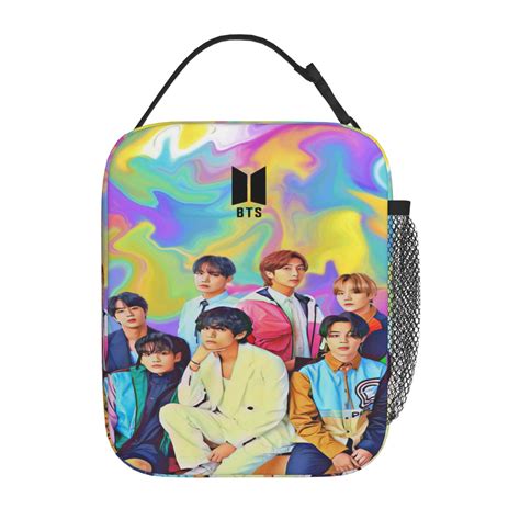 K Pop Bts Lunch Bag Love Yourself Lunch Box Multi Function Reusable