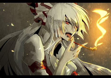 Fujiwara No Mokou Touhou Image By Iketa 528239 Zerochan Anime