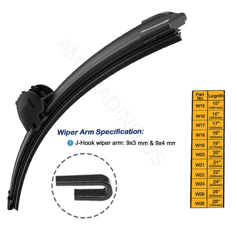 Valeo 26" + 15" Ultimate Winter Windshield Wiper Blades (Set of 2) - Part Swap