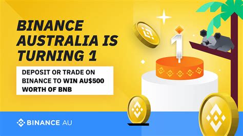 Celebrating Binance Australias 1st Anniversary Deposit Or Trade For