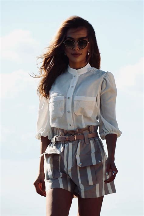 TRAUSER NUDE STRIPES MijelStore