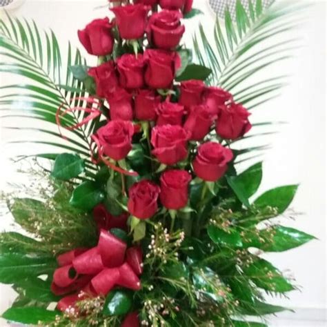 Recopilaci N Imagen Arreglos Florales De Rosas Para Cumplea Os