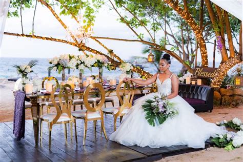 One Love Luxury Cliffside Wedding In Jamaica Black Nuptials