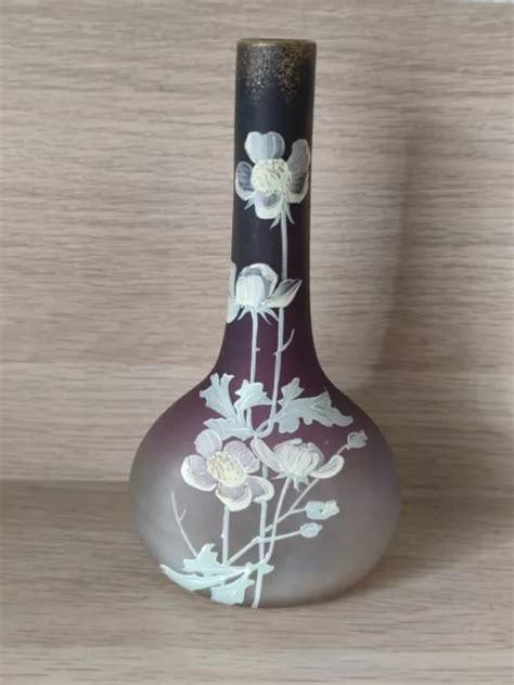 VASE SOLIFLORE MONTJOYE Legras Art Nouveau EUR 300 00 PicClick FR