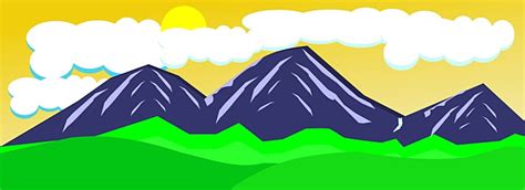 Mountain Background Images, Bacground Gunung, Gunung Vector, Bacground ...