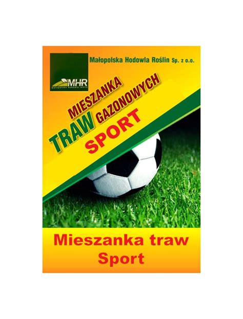 Trawa Sportowa Mieszanka Gazonowa MHR