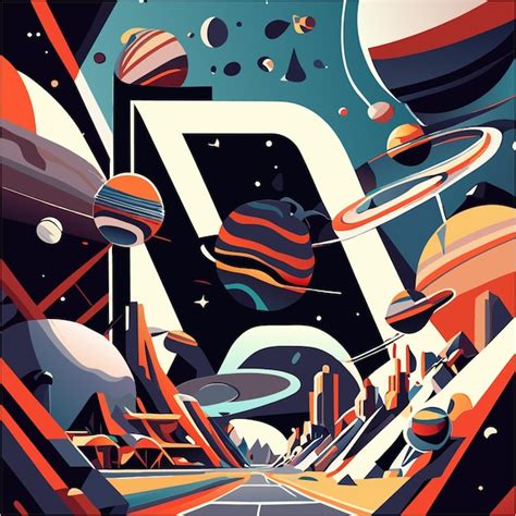 Premium Vector Dreamlike Planetary Art In Hyperrealistic Style