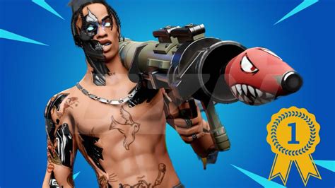 Travis Scott Es El Mejor De Fortnite Youtube