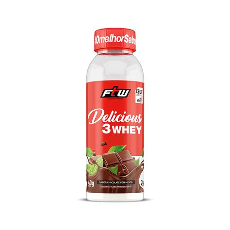 Delicious 3Whey Chocolate Menta 40g Delicious