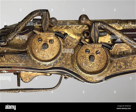 Double Barreled Wheellock Pistol Made For Emperor Charles V Reigned