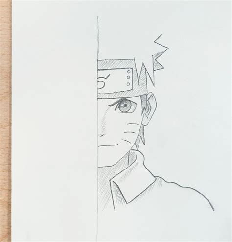 Pin by JanQa Čizmadia on naruto tattoo ideas | Half face drawing, Anime drawings for beginners ...