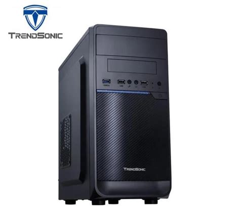 新莊民安 全新附發票！trendsonic 翰欣 D08 M Atx 亮面卡夢造型面板 全機身防刮手 全黑化 電腦機殼 露天市集 全台