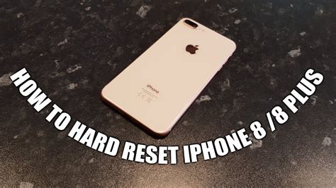 How To Hard Reset Iphone 88plus Youtube