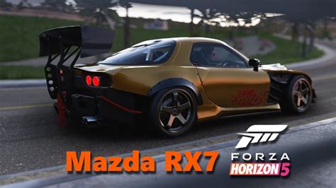 Mazda Rx7 Rotary Widebody Forza Horizon 5 Youtube