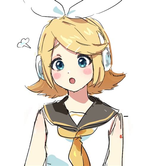 Kagamine Rin Vocaloid Drawn By 100hundredwell Danbooru