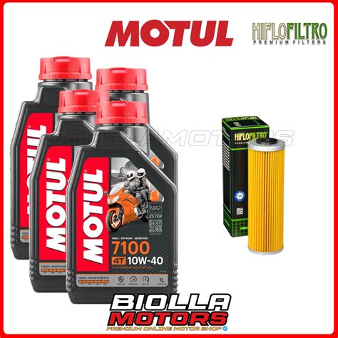 Kit Tagliando Ktm 1290 Super Adventure R 2022 Filtro Olio Motul 7100 1