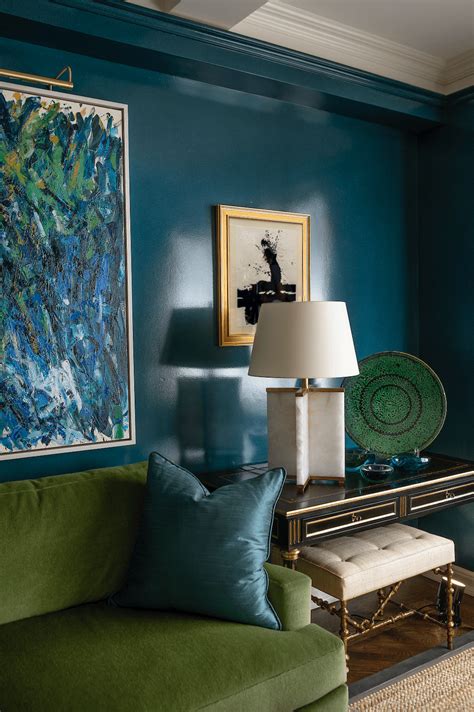 8 Jewel Tone Color Palettes Designers Swear By Blue And Green Living