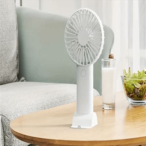 White Portable Mini Fan Shein Usa