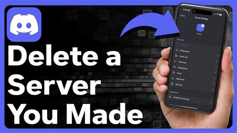 How To Delete A Discord Server You Made Or Created Youtube