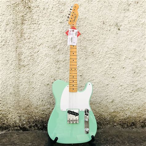 Fender 70th Anniversary Esquire USA MN Surf Green Electric Reverb