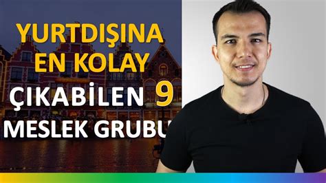 Yurtdışına Çıkması En Kolay Meslekler Yurtdışında En Fazla Çalışma