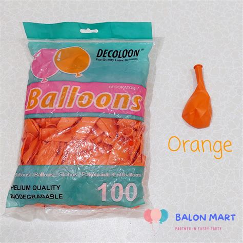 Jual Balon Latex Doff Decotex Tebal Gram Inch Satuan Shopee