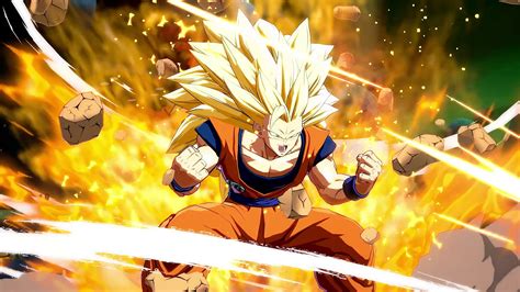 Super Saiyan 3 Goku Hd Wallpaper Dragon Ball Fighterz