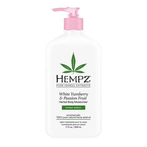 Hempz White Yumberry And Passion Fruit Herbal Body Moisturizer 17 Oz