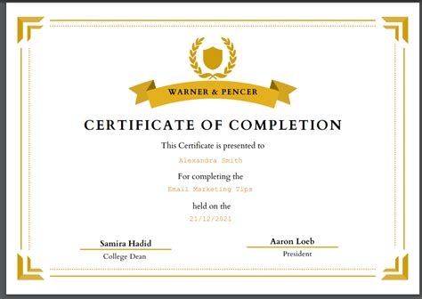 How To Create A Certificate Template Learnworlds Help Center