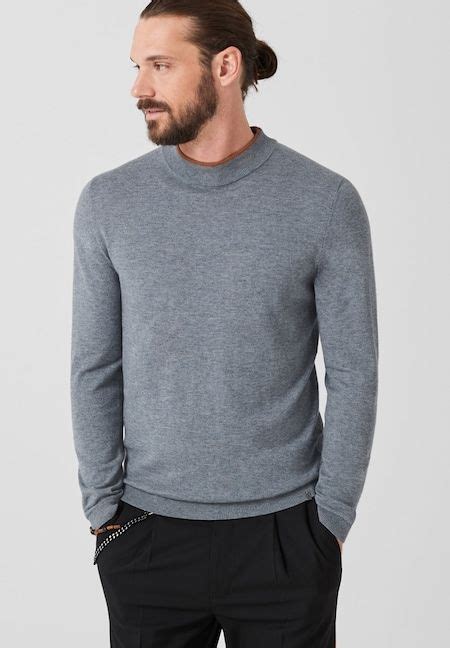 Graue Blaue Strickpullover F R Herren Deine Entscheidung Dein Style