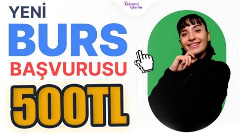 BURS VEREN KURUMLAR YENİ BURS BAŞVURUSU AYLIK 500 TL YouTube