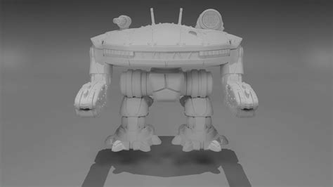 Free STL file Battletech - King Crab - KGC-0000 🤴・3D printing model to ...