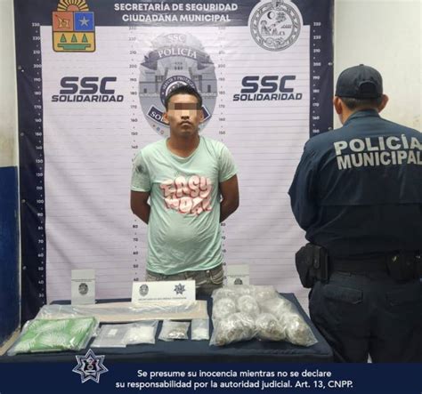 Detenido En Playa Del Carmen Por Posesión De Sustancias Ilícitas Noticias Nacionales Mexicanas