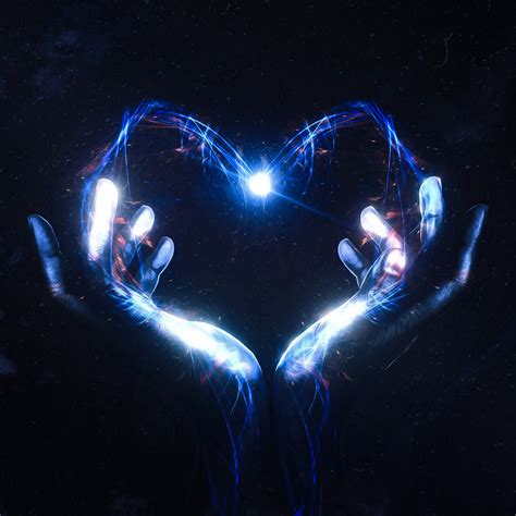 Love Heart Wallpaper 4K Hands Together Surreal Energy