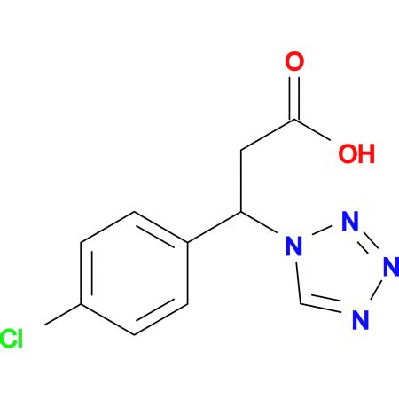 3 4 Chlorophenyl 3 1 H Tetrazol 1 Yl Propanoic Acid 10 507086