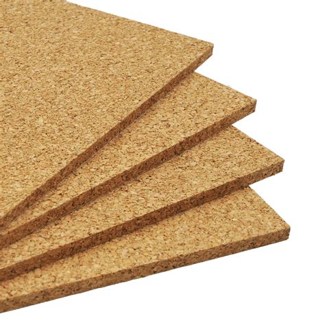 Self Adhesive Natural Cork Wall Tiles 440 Mm X 300 Mm 10 Mm Thick