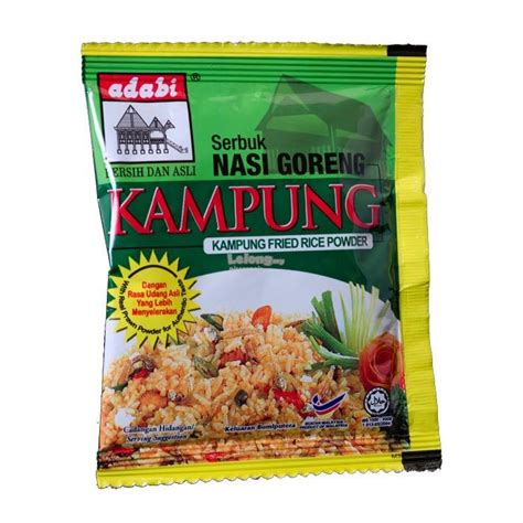 Adabi Adabi Kampung Fried Rice Powder 17g X 4s Savour Of Asia