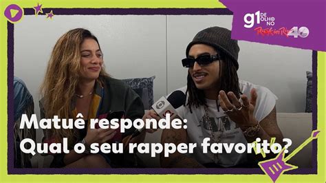 Matuê qual seu rapper favorito Cantor enfrenta batalha para responder