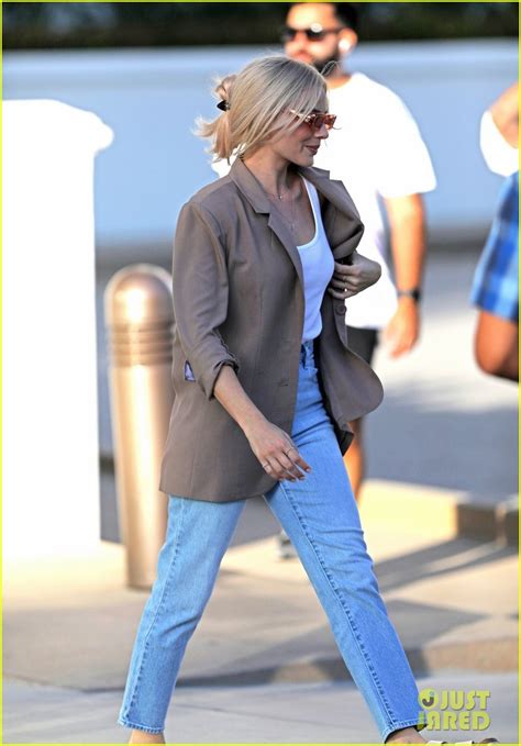 Margot Robbie Spotted In Casual Outfit On The Barbie Set Photo