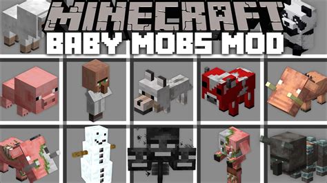 Minecraft Baby Mobs Mod Find The Best Pets Mob And Breed Them