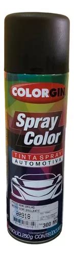 Spray Preto Semi Brilho Colorgin 300ml Automotivo MercadoLivre