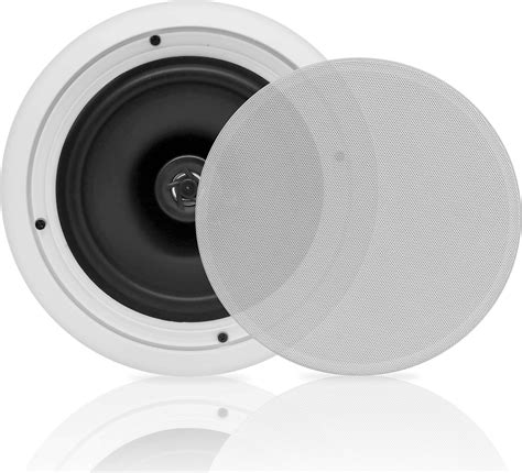 PYLE PDIC81RD In Wall In Ceiling Dual 8 Inch Speaker System 2 Way