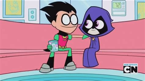 Teen Titans Go Raven Comforts Robin Youtube