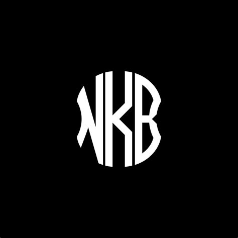 Nkb Letter Logo Abstract Creative Design Nkb Unique Design 9357428